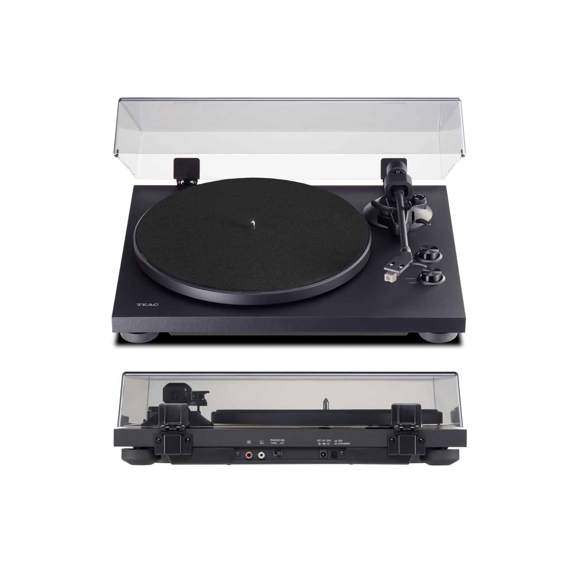 TN280 bl up rear TEAC TN-280BT A3 Giradischi Bluetooth