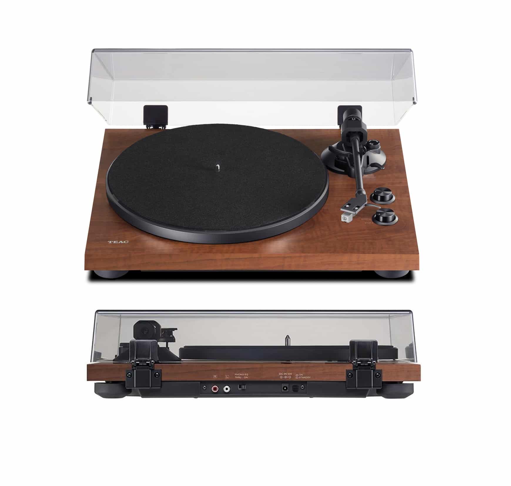 TN280 wal up rear TEAC TN-280BT A3 Giradischi Bluetooth