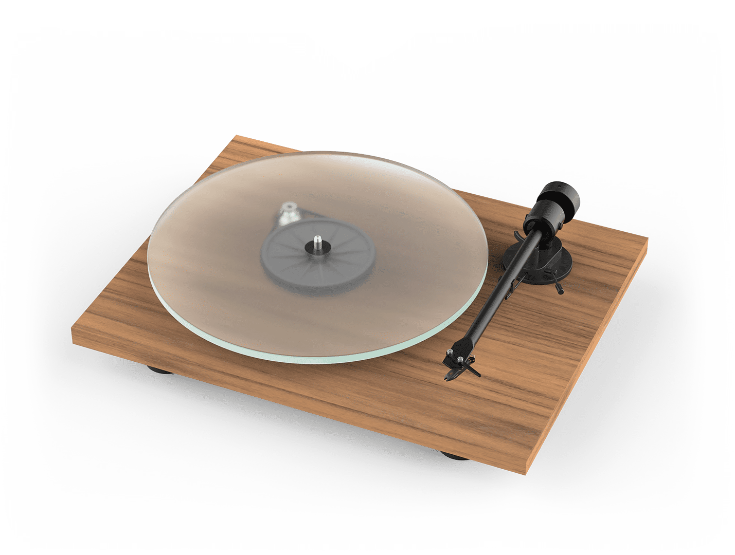 Pro-Ject T1 giradischi manuale con braccio e testina Ortofon OM 5e Walnut