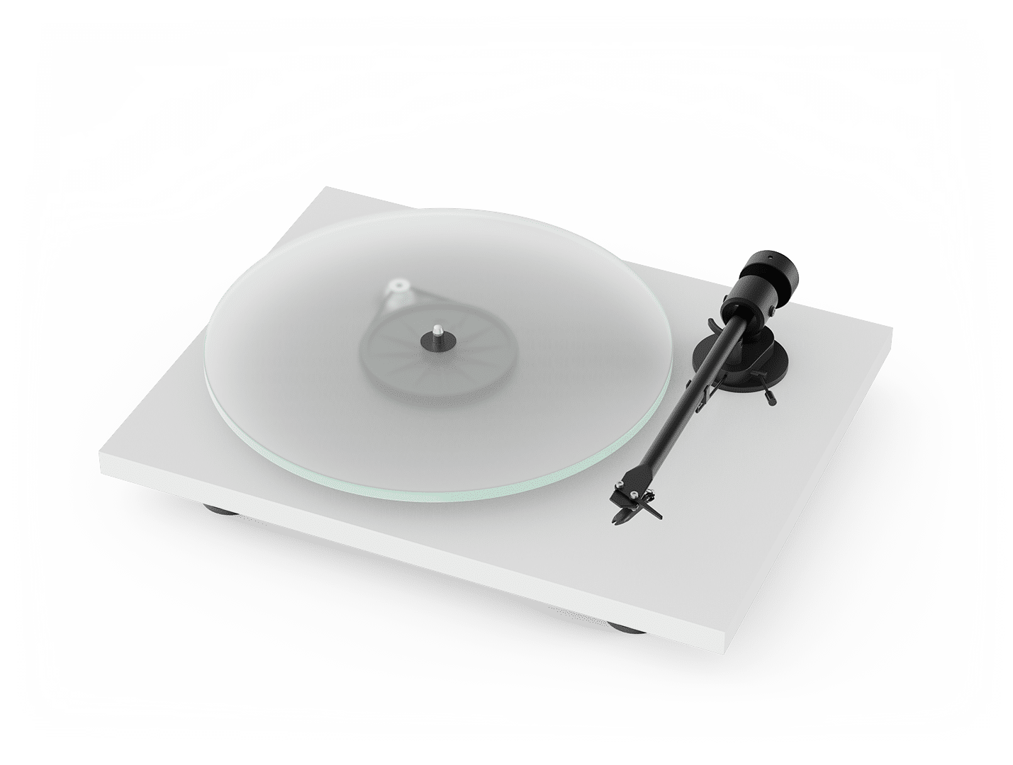 Pro-Ject T1 BT giradischi manuale con braccio e testina Ortofon OM 5e bianco