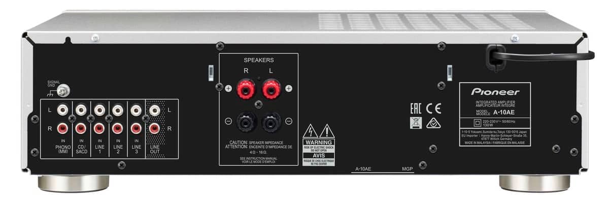 a10ae back slv Pioneer a10ae Amplificatore Integrato