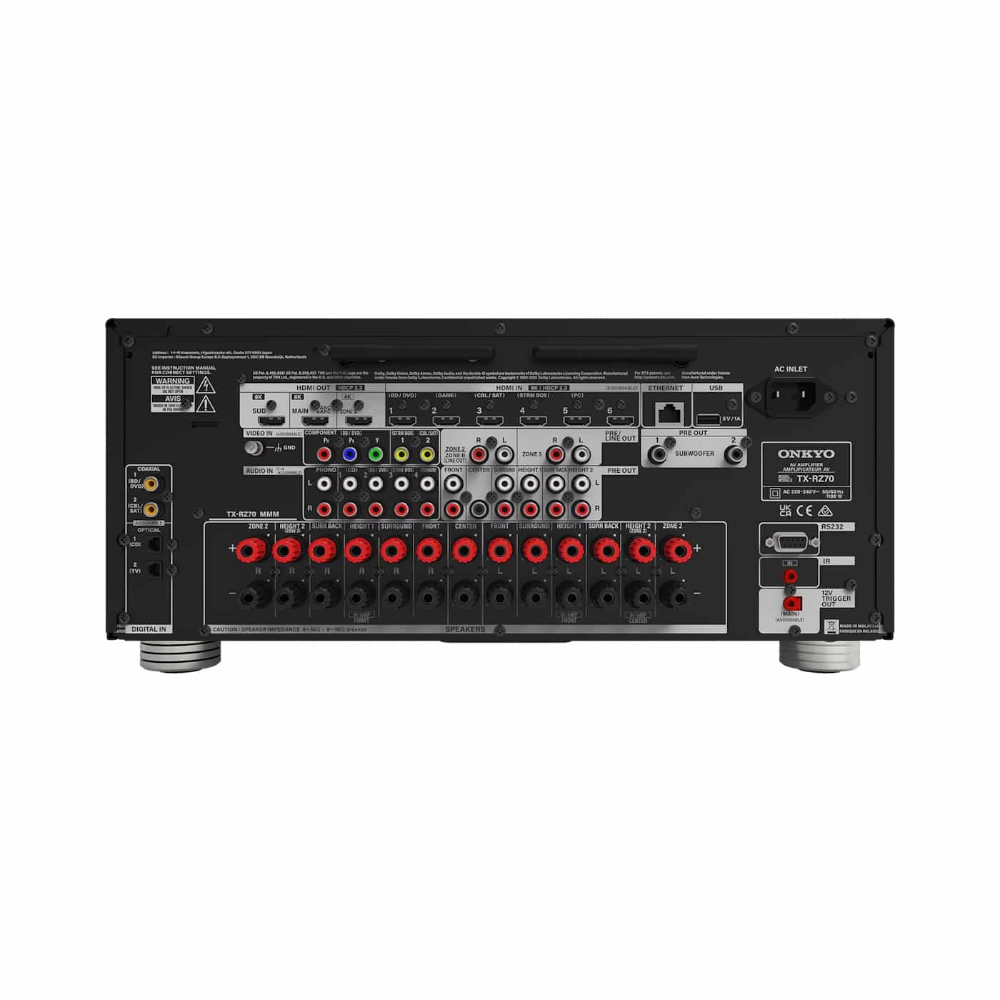Onkyo TX-RZ70 sintoamplificatore AV