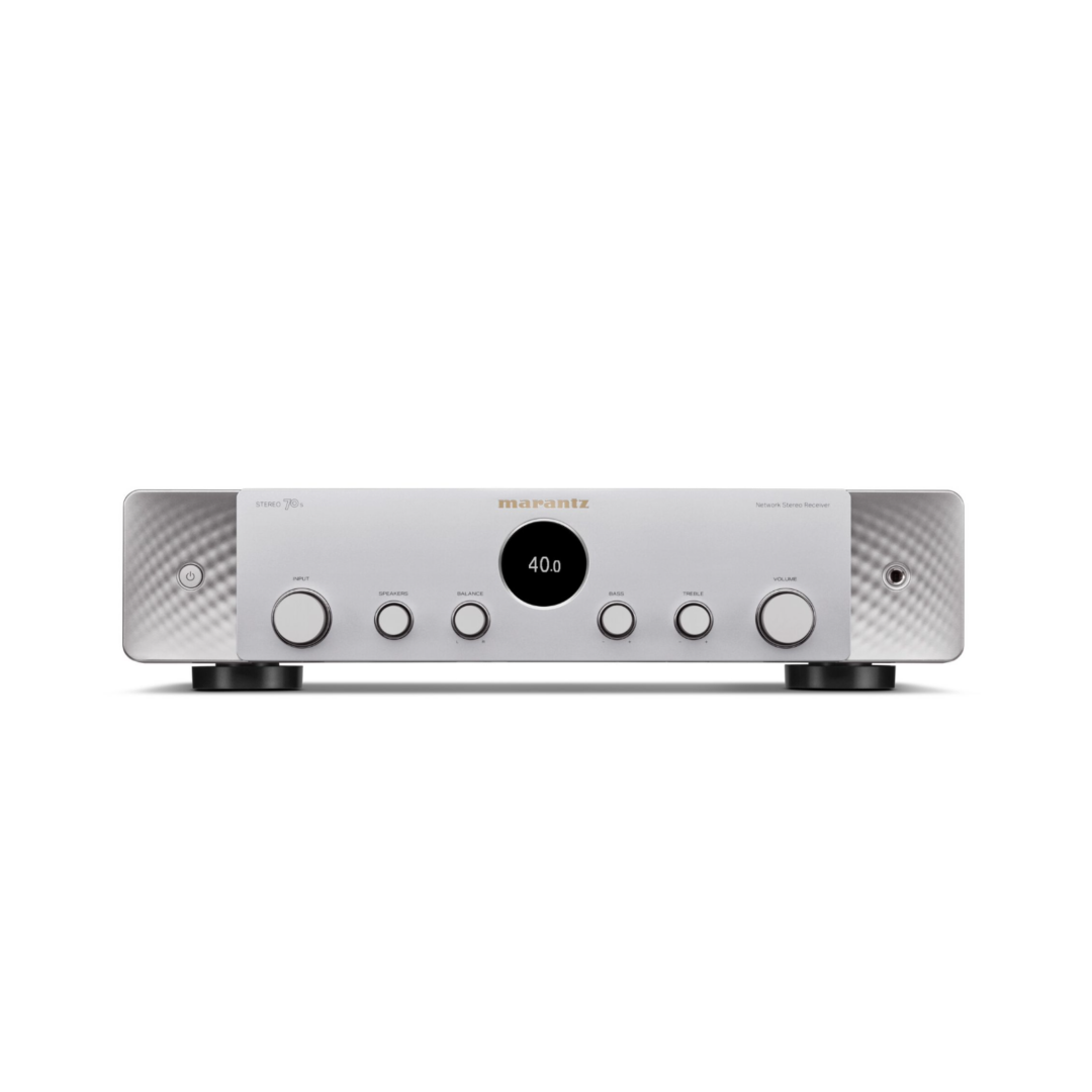 Marantz PM8006 Amplificatore Stereo 2.0 Canali 70W 8 Ohm - Finiro Argento/Oro Con Stadio Phono EQ