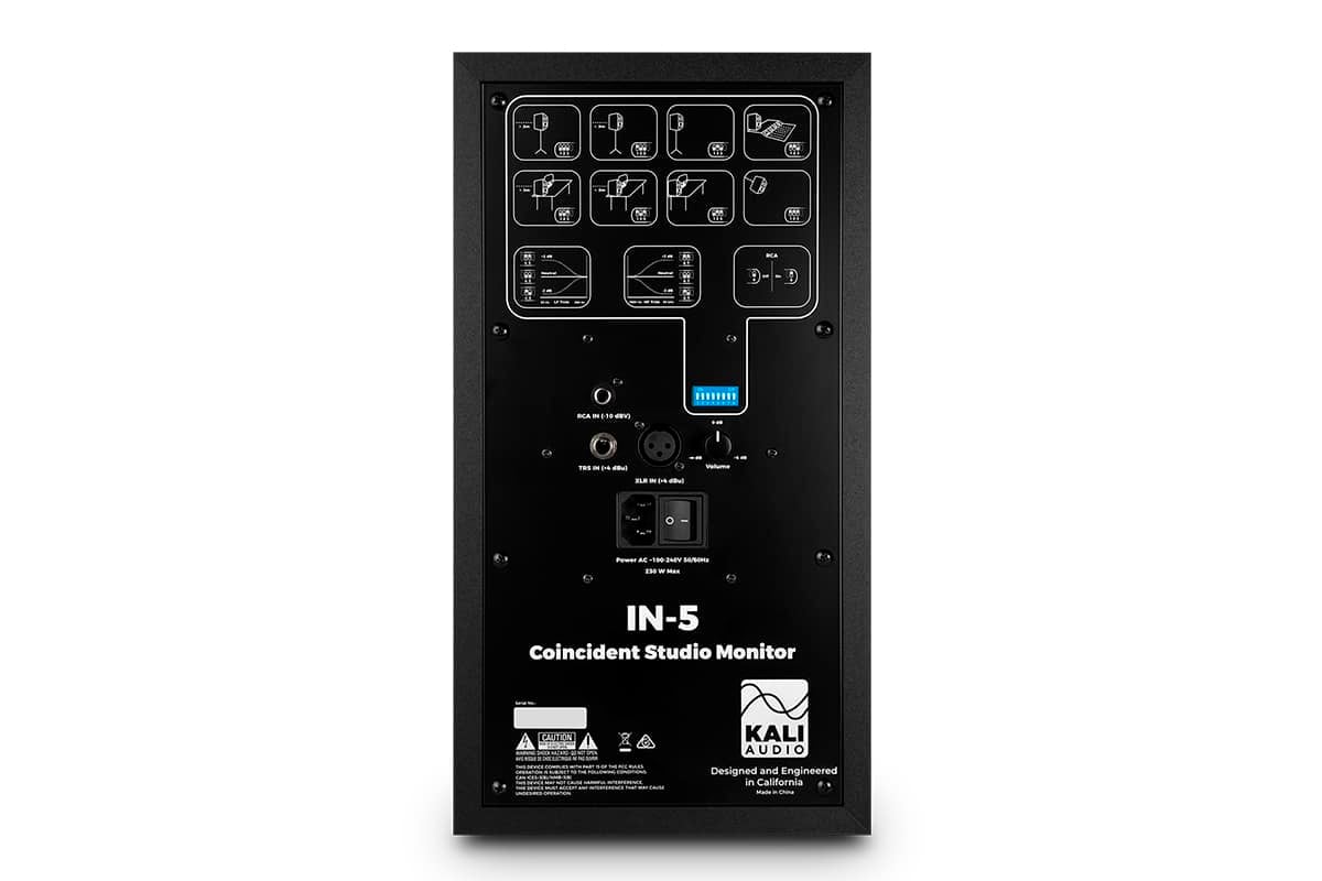 IN-5 back Kali Audio IN-5 Monitor da Studio