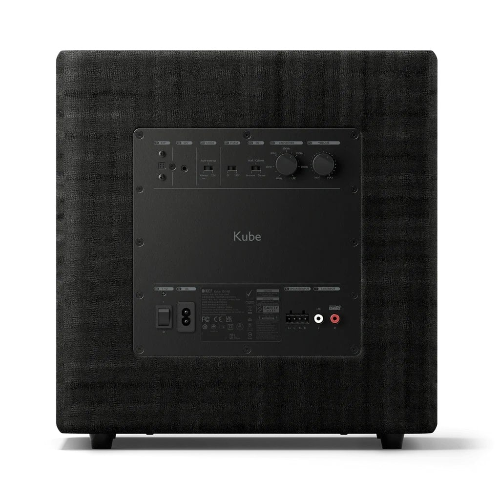 pdt-kube10 rear KEF Kube 10 MIE subwoofer attivo