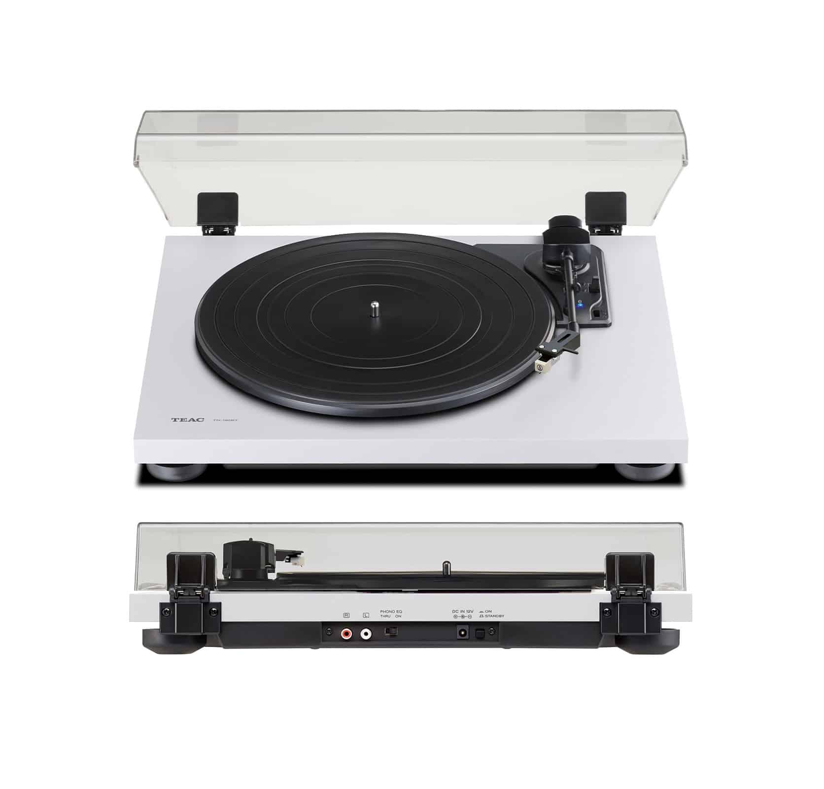 tn180 up front rear wht TEAC TN-180BT A3 Giradischi Bluetooth