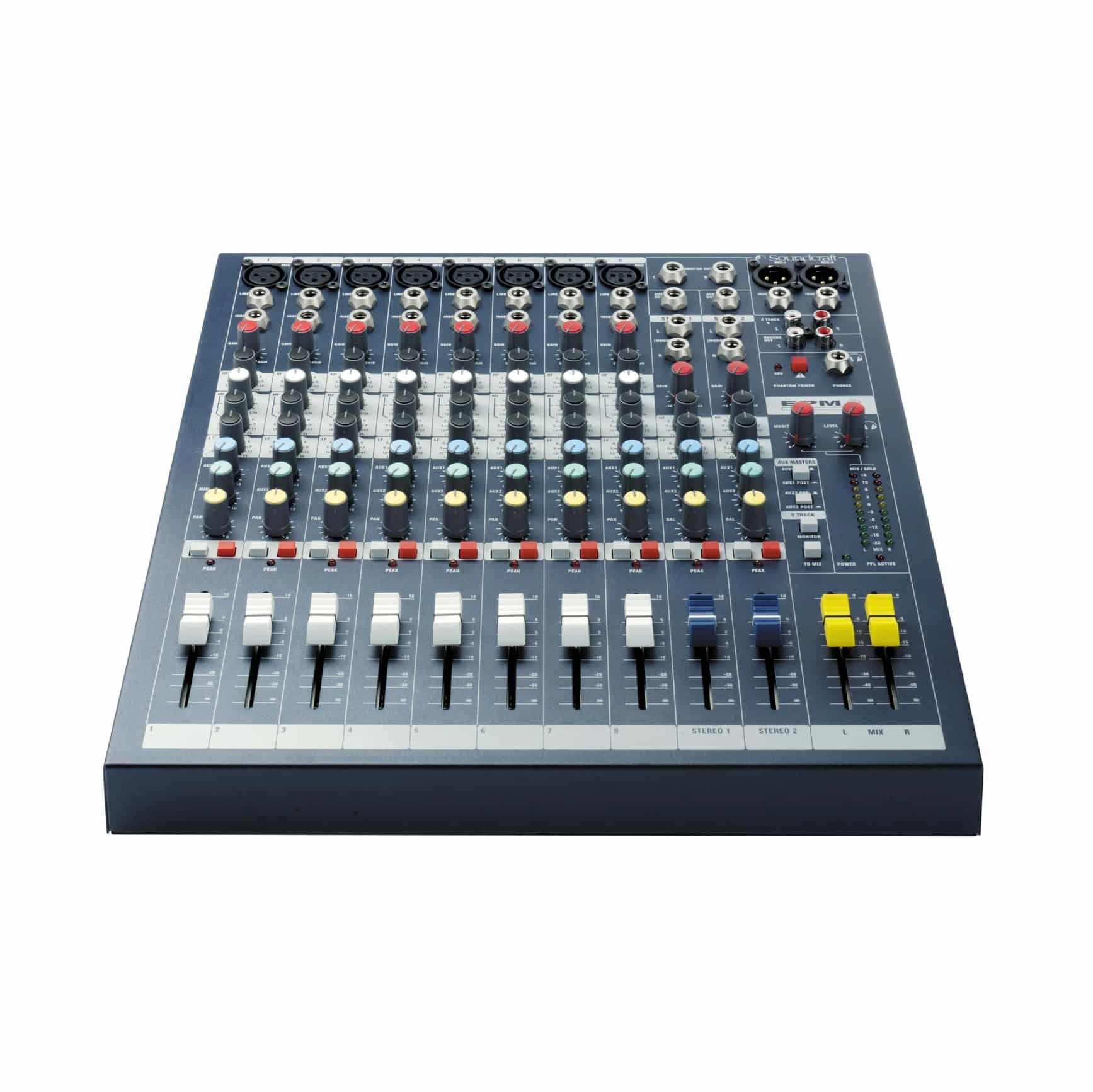EPM8-Front_x_large Soundcraft EPM8 mixer 8 canali