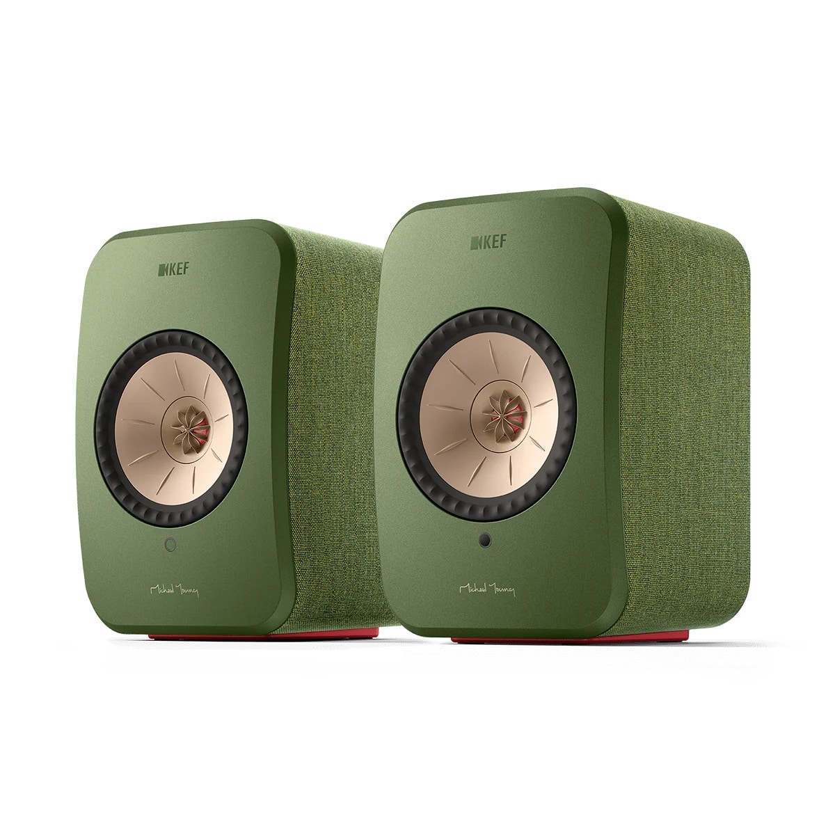 KEF LSX II green front KEF LSX II Casse Attive