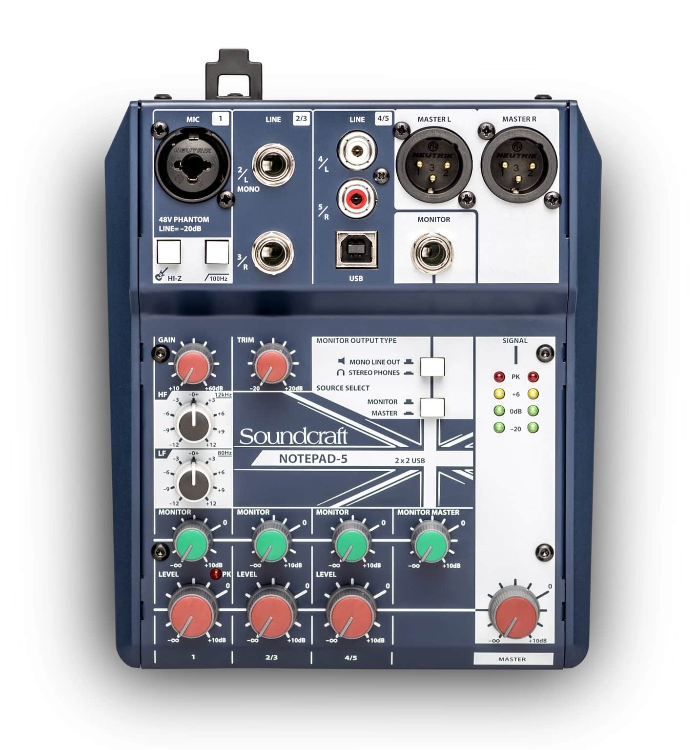Soundcraft Notepad-5 Mixer e interfaccia