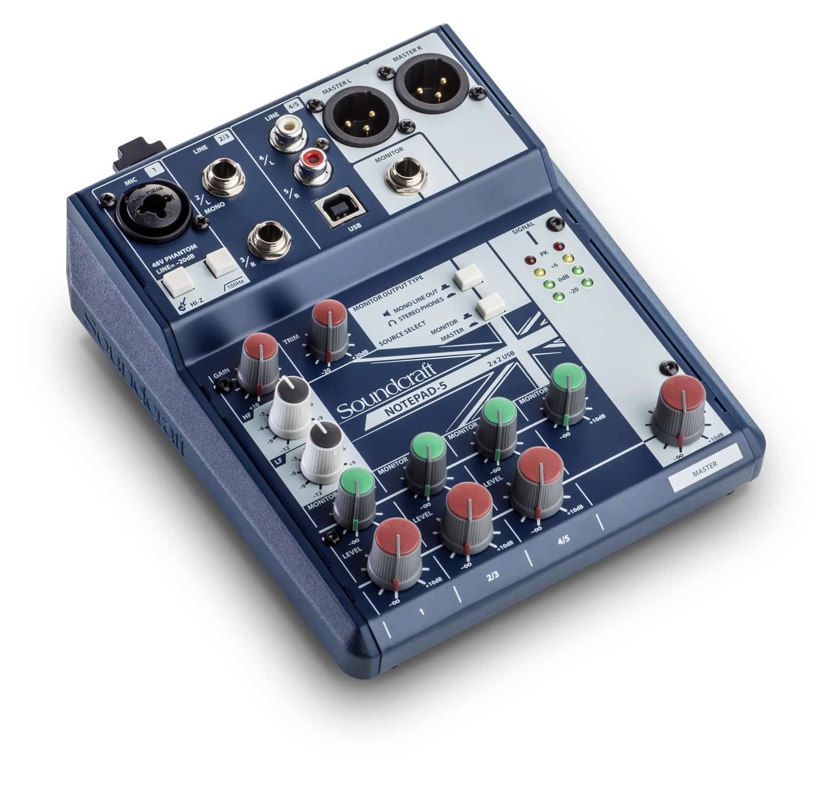 Soundcraft Notepad-5 Mixer e interfaccia