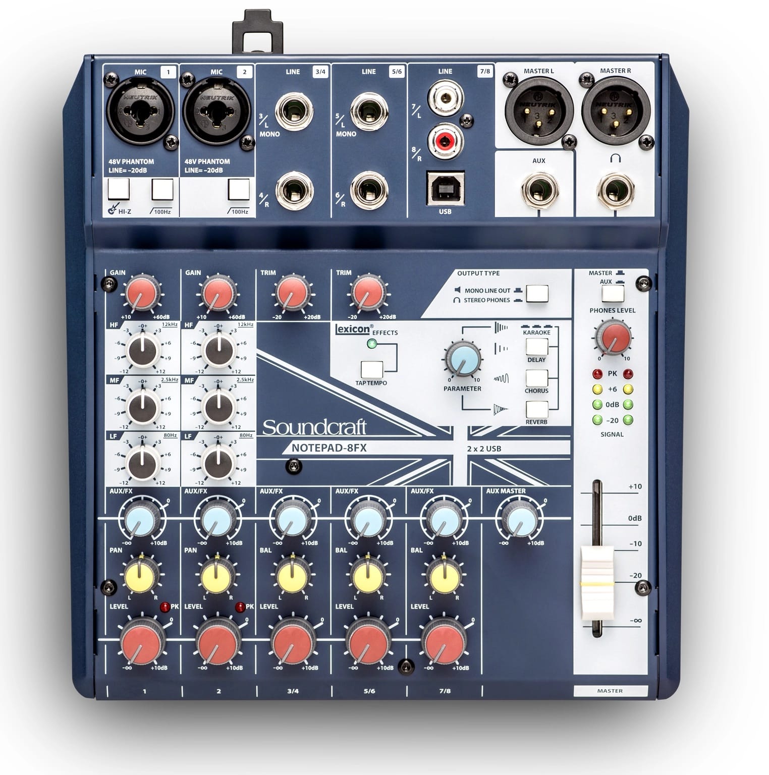 Soundcraft Notepad-8FX mixer 8 canali