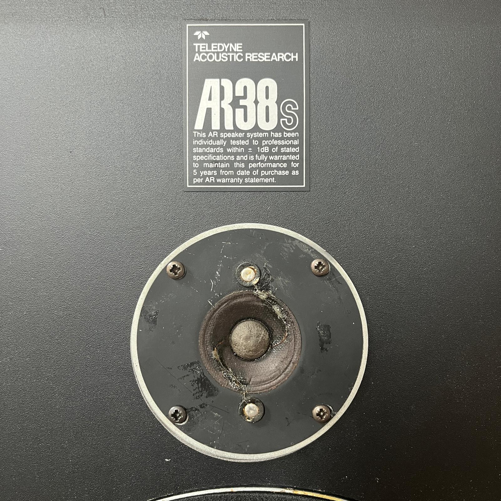 acoustic research ar38s