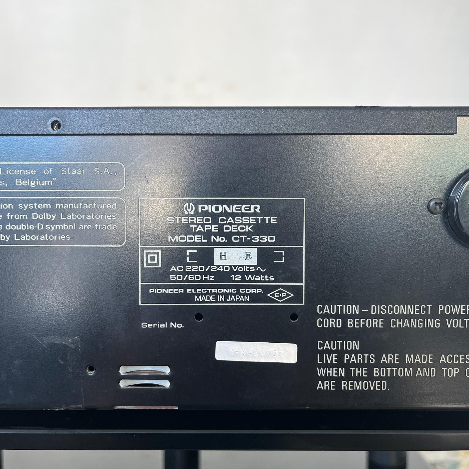 Pioneer CT-330 4